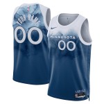 Maillot NBA Minnesota Timberwolves Personnalisable Nike 2023-24 City Edition Bleu Swingman - Homme